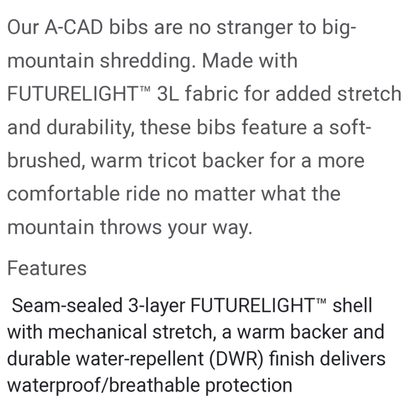 NWT Women's size M North Face ski bib - Picture 6 of 10